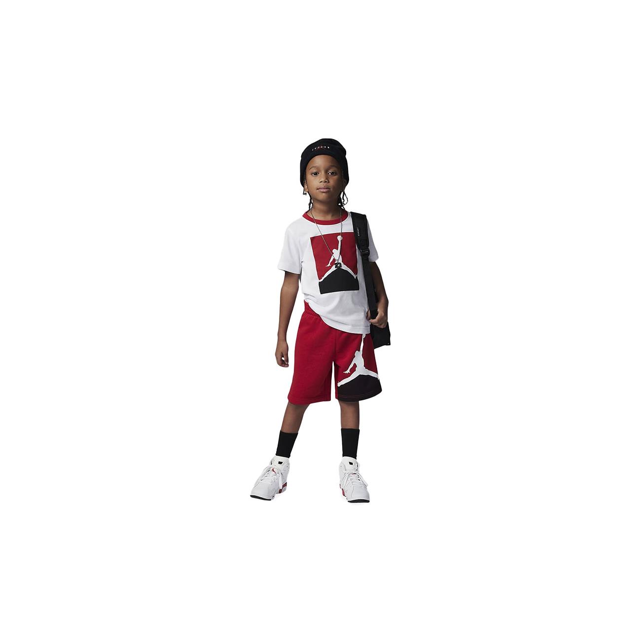Jordan Jdb Jumpman Ft Short Set Çocuk Şort Takım 85C203-R78 Kırmızı