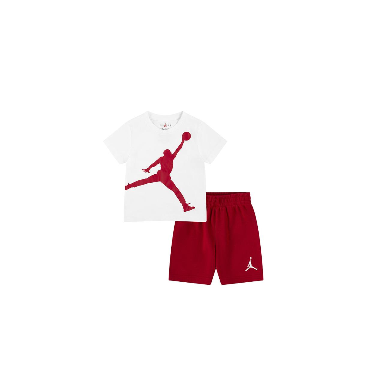 Jordan Jdb Jumbo Jumpman Short Set Çocuk Şort Takım 85C138-R78 Kırmızı