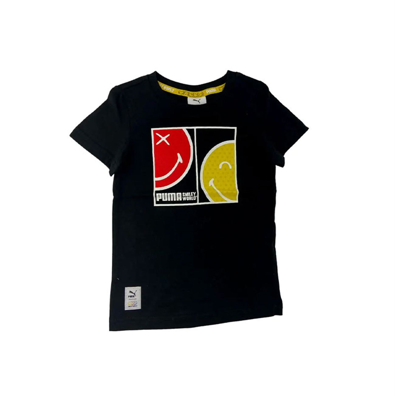 Puma Smile World Çocuk T-Shirt 670345-01 Siyah