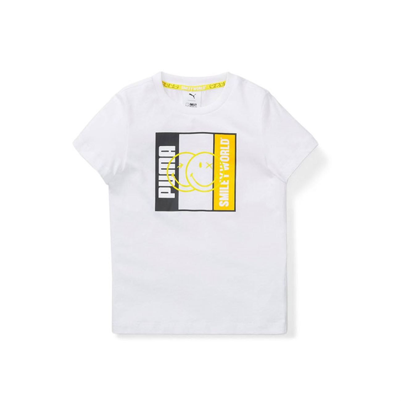 Puma Smile World Çocuk T-Shirt 670351-02 Beyaz